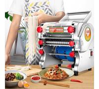 Stendetrice elettrica per pasta da 750 W, macchina professionale per pizza | La sfogliatrice elettrica da 750 W è adatta per pizza e pasta, ideale sia per uso commerciale che domestico, per stendere la