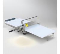 Stendetrice Manuale per Pasta, Spessore Regolabile, Pieghevole, con Piastra di pressatura, Adatta per Pizza, Croissant, pasticcini e Pasta di Zucchero, Design da Tavolo.