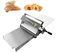 Stendetrice per Pasta Pieghevole, Macchina Manuale per stendere la Pasta, stendetrice a Doppia Faccia, Adatta a Diverse pizze, Realizzata in Acciaio Inox, Spessore della Pasta Regolabile (0-