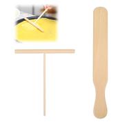 Stendi Crepes 2 Pezzi, Kit Crepes, Crepes Distributore, Distributore Crepes, Distributore Di Impasto per Crepes In Legno, Accessori Crepes Set, Crepe In Legno, per Stendere Crêpes