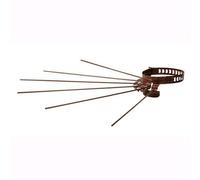 STENDIBIANCHERIA A RAGGIERA D 8/14 CM MARRONE- 10,0 pz