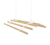 Stendibiancheria da soffitto con puleggia a 6 listelli da 1,5 m color avorio Maid Traditional montato asciugatrice per vestiti cavalletto per bucato vittoriano rack per asciugatura bucato estensibile