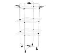 Stendibiancheria a Torre 3 piani con Ruote Salvaspazio, Stenditura 30 Mt - 662