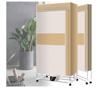 Stendibiancheria ad aria riscaldata ad asciugatura rapida, grande spazio per risparmiare energia, per interni, per nebbia, tempo atmosferico, giallo, tecnologia ed efficienza multi-velocità