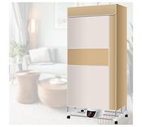 Stendibiancheria Asciugatrice Piccola asciugatrice domestica, Stendibiancheria elettrico riscaldato, Stendino in lega di alluminio da 1000 W, Rack ad aria calda di grande capacità da 15 kg, Doppi