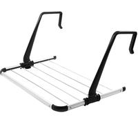 Stendibiancheria Compatto Pieghevole Balcone Multifunzione 54x37x27cm