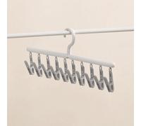 Stendibiancheria con 10 clip per biancheria intima, per reggiseni,