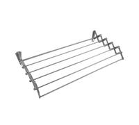 Stendibiancheria da Bagno a Parete Pieghevole Argento 50cm-60cm-70cm-80cm-90cm