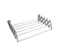 Stendibiancheria da Bagno a Parete Pieghevole Argento 50cm-60cm-70cm-80cm-90cm