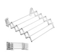 Stendibiancheria da bagno L'asciugatrice per bucato pieghevole e restistente 70 cm