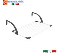Stendibiancheria da Balcone VILEDA BREZZA in acciaio bracci Regolabili 110x56x28