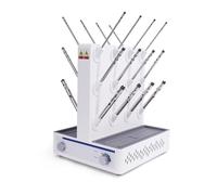Stendibiancheria da laboratorio con asciugatrice riscaldata, temperatura regolabile, timer, velocità 0-4000 giri/min per un'asciugatura efficiente degli utensili