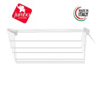 STENDIBIANCHERIA DA PARETE E SOFFITTO JUMBO STEED CM.120 STENDE 7,2MT. BUCATO