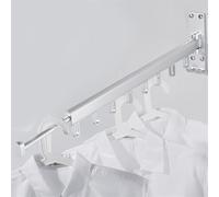 Stendibiancheria da parete, retrattile, salvaspazio, universale, pieghevole, soluzione per asciugare il bucato, per balcone e patio