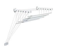 Stendibiancheria da Parete Soffitto Cm 120 x 46 x 70H 7,2 Mt di Stenditura
