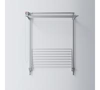 Stendibiancheria da parete, stendino a muro richiudibile, Foxydry Wall Plus