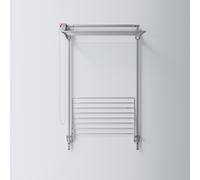 Stendibiancheria da parete, stendino a muro richiudibile, Foxydry Wall Plus