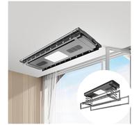 Stendibiancheria da Soffitto, Appendiabiti Elettrico Multifunzionale per Balconi, Ultra Sottile, con Telecomando, per La Casa, con Sollevamento Automatico e Telescopico.,4