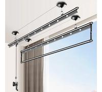 Stendibiancheria da soffitto con puleggia, autoportante e a parete