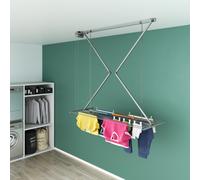 Stendibiancheria da soffitto, stendino verticale richiudibile, Foxydry Mini 150