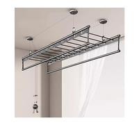 Stendibiancheria - Design con Braccio oscillante di Sollevamento - Stendibiancheria Manuale/Automatico con Montaggio Superiore a Doppio palo, Adatto per asciugare i Vestiti sul Balcone - sol