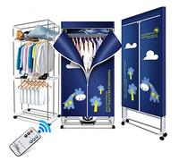 Stendibiancheria Elettrico 1500W Stendibiancheria Portatile a 2/3 Livelli, Stendibiancheria Elettrico Pieghevole Riscaldato, Risparmio Energetico con Telecomando per Appartamento Casa The New