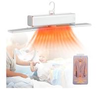 Stendibiancheria Elettrico, 400 W, 7 Impostazioni Di Calore Temporizzate,Contenere Fino a 5 Kg Mini Asciugatrice, Per Appartamenti, Dormitori, Viaggi,White
