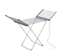 Stendibiancheria Elettrico Con Ali Pieghevoli Scaldabagno Portatile A Torre Indipendente In Lega Di Alluminio Asciugatura Ad Alta Efficienza