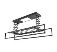 Stendibiancheria elettrico con telecomando, montaggio a soffitto, altezza di sollevamento 1,2 m, design con sollevamento elettrico per un'asciugatura efficiente