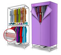 Stendibiancheria elettrico per asciugatrice portatile, stendibiancheria riscaldato con coperchio, 900w, grande capacità 20kg acciaio inossidabile a doppio strato ad alta efficienza energetic