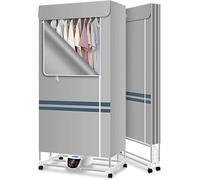 Stendibiancheria Elettrico Per Interni - Stendino Riscaldato Da 2300 W Con Coperchio | Asciugatrice Elettrica Pieghevole | Stendibiancheria Riscaldato A 3 Livelli A Risparmio Energ(Size:170CM,Color:B)