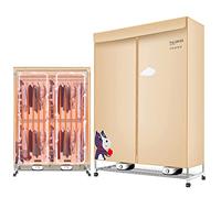 Stendibiancheria elettrico pieghevole a 3 livelli Stendibiancheria 2000w Portatile Grande e potente Stendibiancheria Asciugatura rapida per interni, Dual Host Asciugatura ad aria Armadio cal