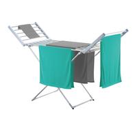 briebe Stendibiancheria elettrica pieghevole vestiti | basso consumo 18 riscaldatori | asciugatura rapida ed efficace | compatto, leggero e portatile | salvaspazio | interno | alluminio