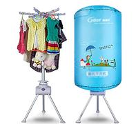 Stendibiancheria Elettrico Pieghevole Stendibiancheria, Asciugatrice Riscaldata, Timer 180 Minuti, Stendibiancheria con Riscaldatore, Stendibiancheria Riscaldato Vestiti Elettrico Interno