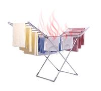 Stendibiancheria elettrico riscaldato 50Hz/230W Asciugatrice a basso consumo energetico Stendibiancheria a risparmio energetico Scaldasalviette 45-55℃ Temperatura costante per il bagno ()