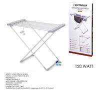 STENDIBIANCHERIA ELETTRICO STRUTTURA IN ALLUMINIO 120 W PIEGHEVOLE SALVASPAZIO