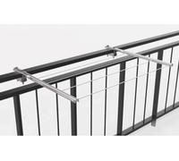 STENDIBIANCHERIA FISSO PER BALCONE inox