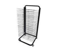 Stendibiancheria For Opere D'arte A 20/25/30 Ripiani, Stendino Funzionale For Disegni, Scaffale Mobile In Metallo Con Ripiani Rimovibili, For Gallerie Di Schizzi(25-Tier)