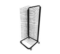 Stendibiancheria For Opere D'arte A 20/25/30 Ripiani, Stendino Funzionale For Disegni, Scaffale Mobile In Metallo Con Ripiani Rimovibili, For Gallerie Di Schizzi(30-Tier)