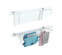 foxydry Duo, stendibiancheria da ringhiera e balcone, richiudibile, 118 cm