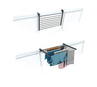 foxydry Duo, stendibiancheria da ringhiera e balcone, richiudibile, 82 cm