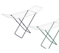 STENDIBIANCHERIA A CAVALLETTO IN ACCIAIO JOLLY 18 METRI BLU/VERDE