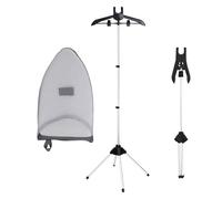 Stendibiancheria in tessuto - Supporto telescopico - Stendibiancheria pieghevole | Supporto regolabile per vapore, stendibiancheria in tessuto, supporto per ferro da stiro per hotel