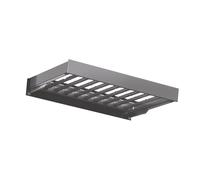 Stendibiancheria Invisibile Retrattile, Porta Abiti e Pantaloni Estraibile Pieghevole per Armadio, Organizer per cassetti salvaspazio (Grigio, 564-614 mm)