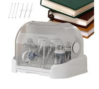 Stendibiancheria per bottiglie Contenitori riutilizzabili | Portabottiglie con coperchio per l'asilo nido da viaggio, casa, cucina, armadio, pompa di alimentazione, genitori