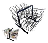 Stendibiancheria per opere d'arte - Robusto stendibiancheria in metallo, utilizzabile come supporto a parete o da tavolo, design verniciato a polvere, ideale per aule, studi d'arte e uso domestico,