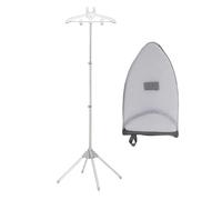 Stendibiancheria Per Stiratura A Vapore - Porta Grucce Per Stiratrici A Vapore | Supporto Per Piastra A Vapore Portatile | Appendiabiti Per Stiratura A Vapore | Appendiabiti Treppiede Telescopico