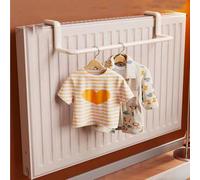 Stendibiancheria per termosifone con ganci per appendere asciugamani, biancheria intima e scarpe, ideale per ringhiere e telai di finestre