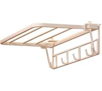 Stendibiancheria per termosifone, non richiede foratura, 35 cm, in ferro, per bagno, appendiabiti versatile per un'asciugatura efficiente