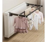 Stendibiancheria per termosifone, retrattile, a 90°, salvaspazio, da appendere (40 cm-70 cm)